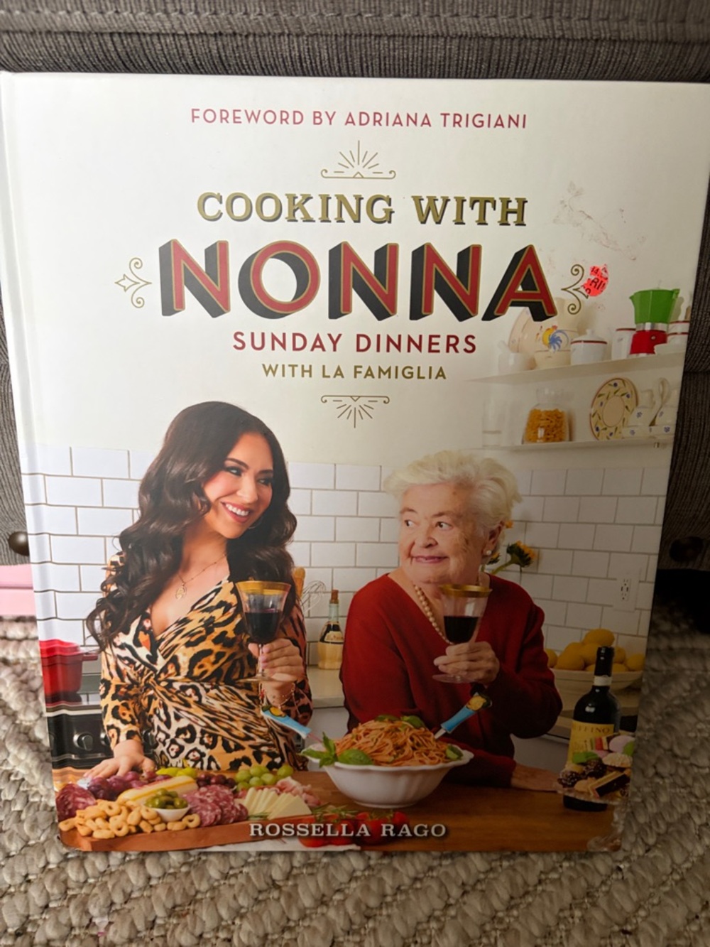 Abella Cooking With Nonna - White & Red Cover